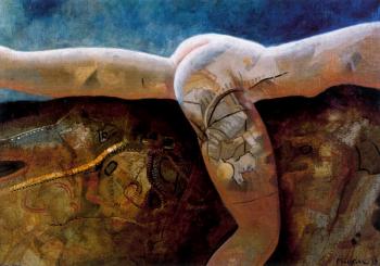 Georges Malkine : Canvas painting XXVIII